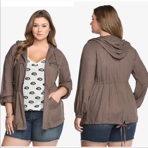 Torrid Hooded Anorak Jacket